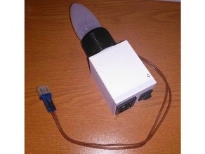debug e27 lamp box button power supply atx tool holders & boxes electronics iron 3d print model - Mito3D