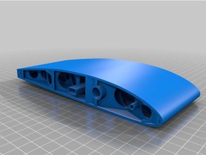 Benzer 3dlabprint kanat 1133mm clark-y r c araçlar 3d print model - Mito3D