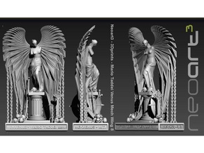 mario taddei venus mech wing statue v8 - print-demo-hires big Skulpturen angel Kunst delta demo neoart3 Skulptur Schädel Schwert test 3d print model - Mito3D