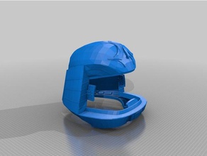 battle star galactica colonial viper helmet split print ready 3d printing 3d print model - Mito3D