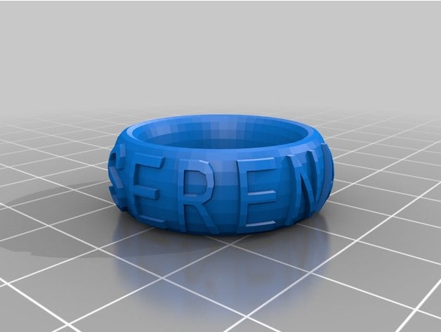 meine angepassten text ring Armband Krone Sache Mode kundengebundene 3D print model - Mito3D