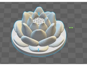aimant fleur modèles 3d print model - Mito3D