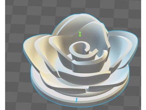 magnet rose Modelle 3d print model - Mito3D