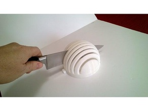 sebze dilimleyici kasesi mutfak ve yemek kase kesici kesme tahtası gadget bıçak 3d print model - Mito3D