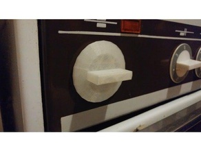 oven knob kitchen & dining sloboda 3d print model - Mito3D