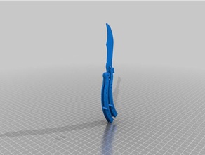 balisong Spielzeug & Spiele Messer 3d print model - Mito3D