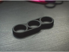 offset - fidget spinner toys & games edc toy hand 3d print model - Mito3D