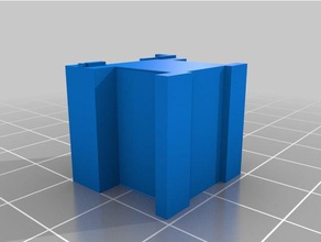 hotshoemount extensión 3d de la barra zapata adaptador 3d print model - Mito3D