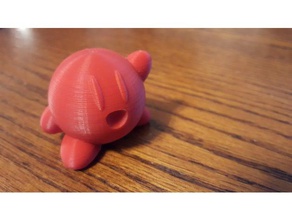 kirby high-poly limpie el modelo criaturas 3d print model - Mito3D