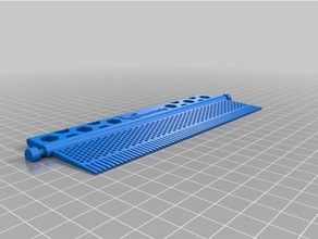 form 1 resin tank comb flattened 3d printer accessories 3d print model - Mito3D