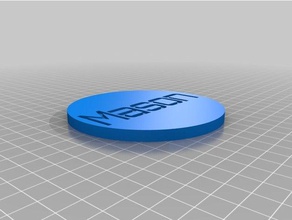 mason içecek coaster 3d baskı özelleştirilmiş 3d print model - Mito3D