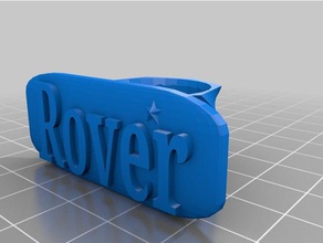 rovercollar 3d printer accessories collar rover scout 3d print model - Mito3D