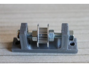 timing belt idler pulley holder 3d printer parts 3d print model - Mito3D