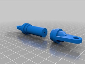 4wd truggy choques 40x32 mm de varilla juguetes mecánicos 3d print model - Mito3D