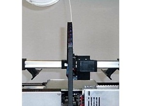eje z cable de la cadena montaje k8200 Impresora 3d las piezas 3ddrag el gestión cables velleman 3drag z-eje 3d print model - Mito3D