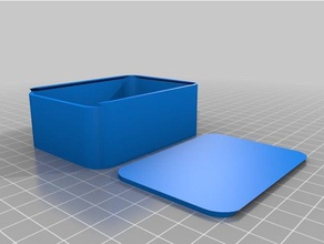 il mio personalizzato parametrico arrotondato scorrevole top box i contenitori su misura 3d print model - Mito3D