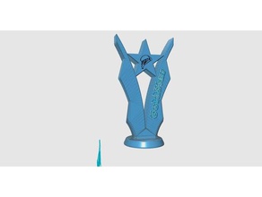 goldstar-trophy Skulpturen 3d print model - Mito3D