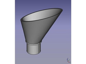 trichter f r pet-flaschen funnel pet-bottles household created freecad made 3d print model - Mito3D