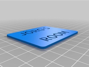 j rgs quarto sinais e logotipos personalizado 3d print model - Mito3D