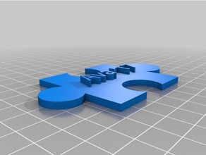 puzzle piece 3d printing 3d print model - Mito3D
