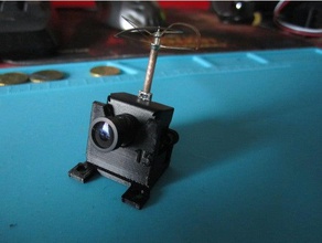mini mount eachine ef-01 fpv Kamera 15-Grad-version hobby e010 whoop 3d print model - Mito3D
