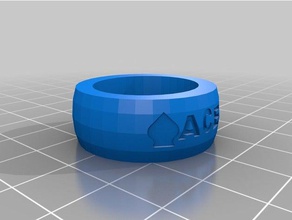 ace ring 3d printing 3d print model - Mito3D