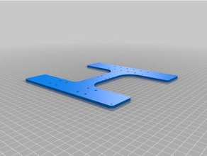 anet a6 y-axis hotbed carrier 4 milling lasercut v20 3d printer parts 3d print model - Mito3D