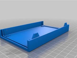 casella di eckig fondo l'elettronica su misura 3d print model - Mito3D