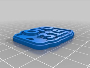 ofd 315 keychains customized 3d print model - Mito3D