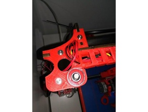 support axe z ctc prusa i3 avec d part chaine et roulement 3d printer parts cable chain 3d print model - Mito3D