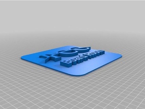 paola chamber commerce board room thin square plate 3d printing 3d print model - Mito3D