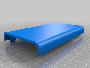 oberteil boîte de rund l'électronique personnalisé 3d print model - Mito3D