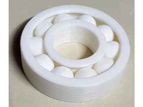 complete ball bearing snap-off support parts 3d print model - Mito3D