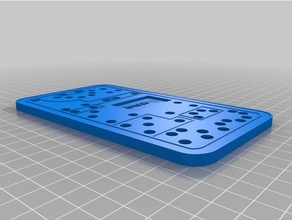 iphone 6 plus screw tray mobile phone layout 3d print model - Mito3D