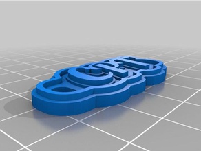 técnico do keychain cpt chaveiros personalizado 3d print model - Mito3D