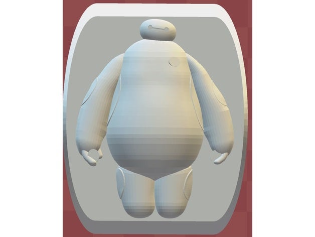 magnet baymax models 3D print model - Mito3D