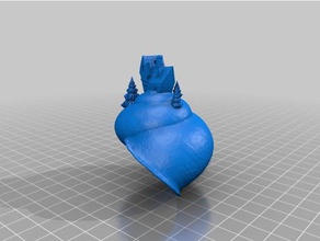 casa shell A impressão 3d 3d print model - Mito3D