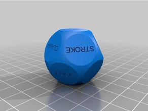 sex dice customized 3d print model - Mito3D