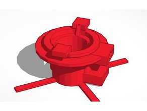12v douille de l'ampoule tondeuse à gazon mcculloch prin suport x L'impression 3d 3d print model - Mito3D