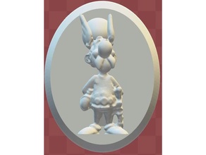 imán de asterix modelos 3d print model - Mito3D