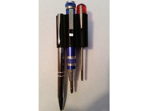 chave de fenda & caneta, estojo porta-ferramentas caixas 3d print model - Mito3D