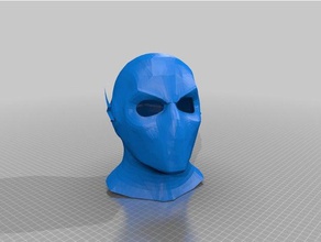 flash maske kask 3d baskı 3d print model - Mito3D