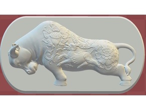 magnet bull models 3d print model - Mito3D