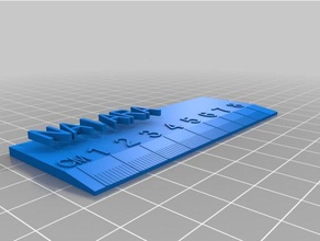regla naiara de la oficina personalizado 3d print model - Mito3D