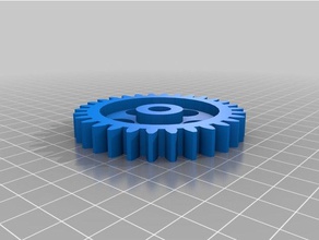 30 tooth spur gear hobby customized 3d print model - Mito3D