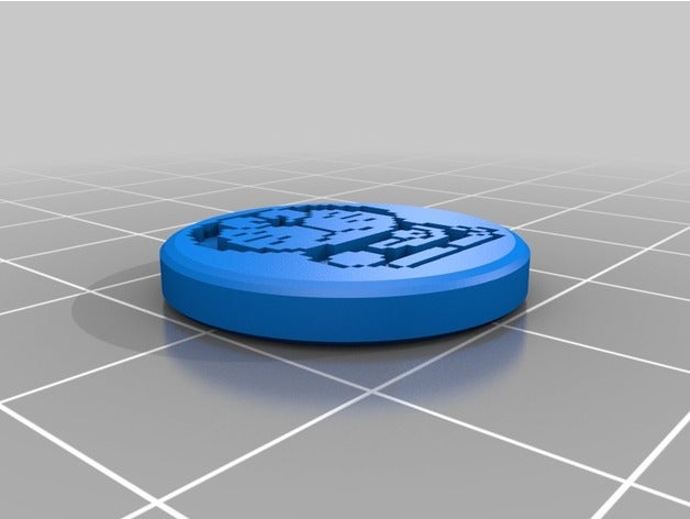 doraemon teste de moeda moedas e selos 3D print model - Mito3D