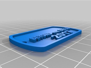 copia dog tag La stampa 3d 3d print model - Mito3D