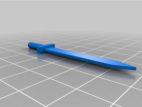 lego-basic-Schwert 3d-drucken 3d print model - Mito3D