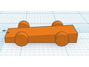 tiny car slider vehicles cub scouts pinewood derby 3d print model - Mito3D