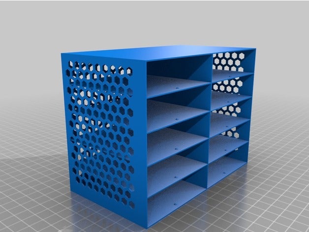 meine individuelle Schubladenbox 3 Schubladen Container kundengebundene 3D print model - Mito3D